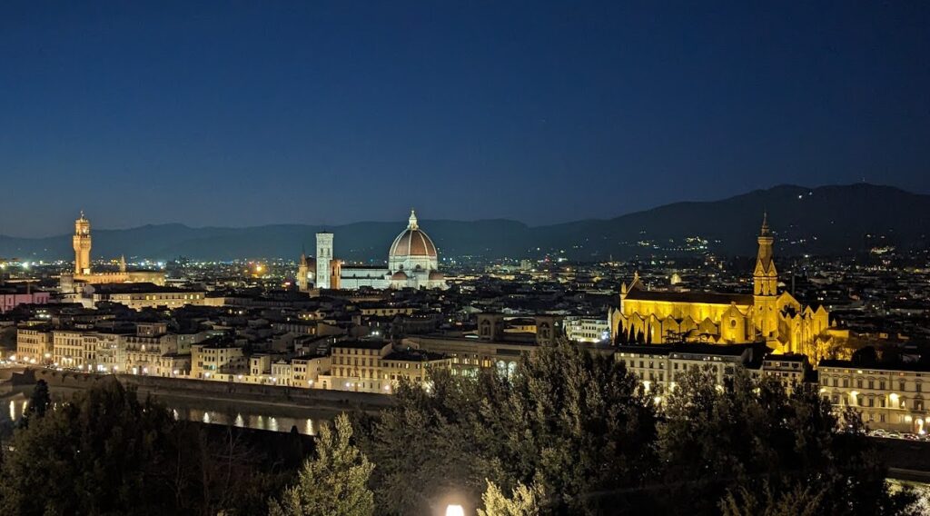 ミケランジェロ広場夜