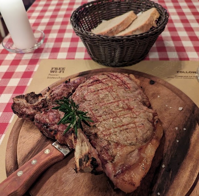 フィレンツェ１日目夜ご飯