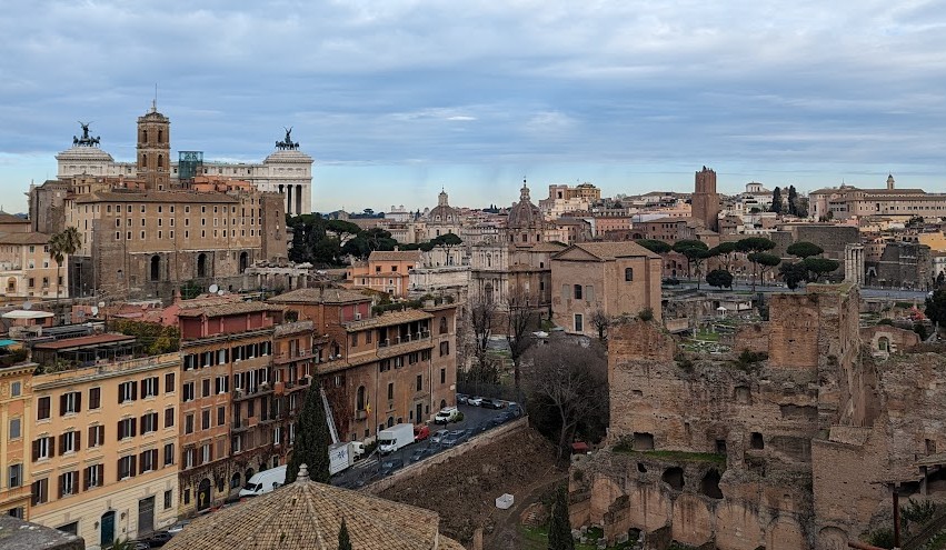 ローマ②のトップ画像。街並み