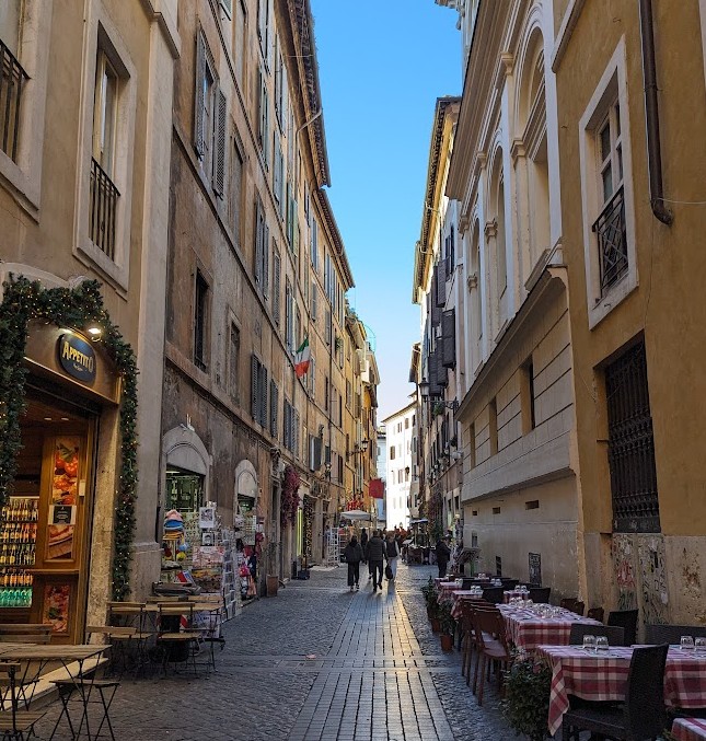 トレビの泉からパンテオンへの道