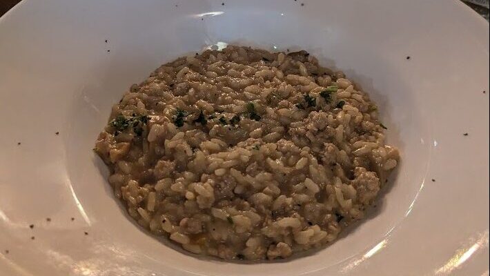 ダブリンレストランのリゾット