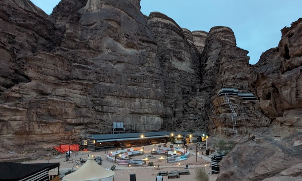 ワディ・ラム保護区（滞在先到着）