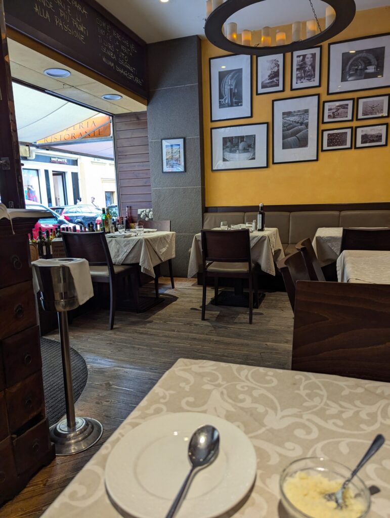 La Piccola Perlaから見た風景