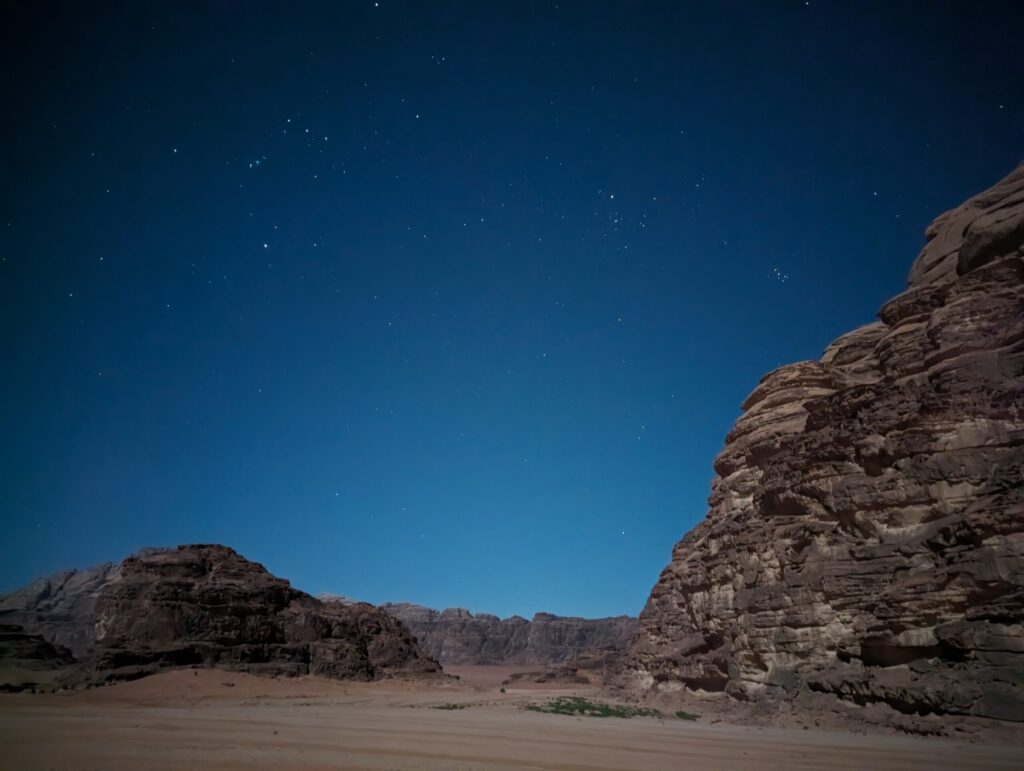 ホテルから星空ツアーへ