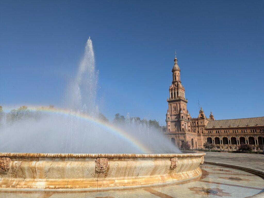 スペイン広場　正面　噴水