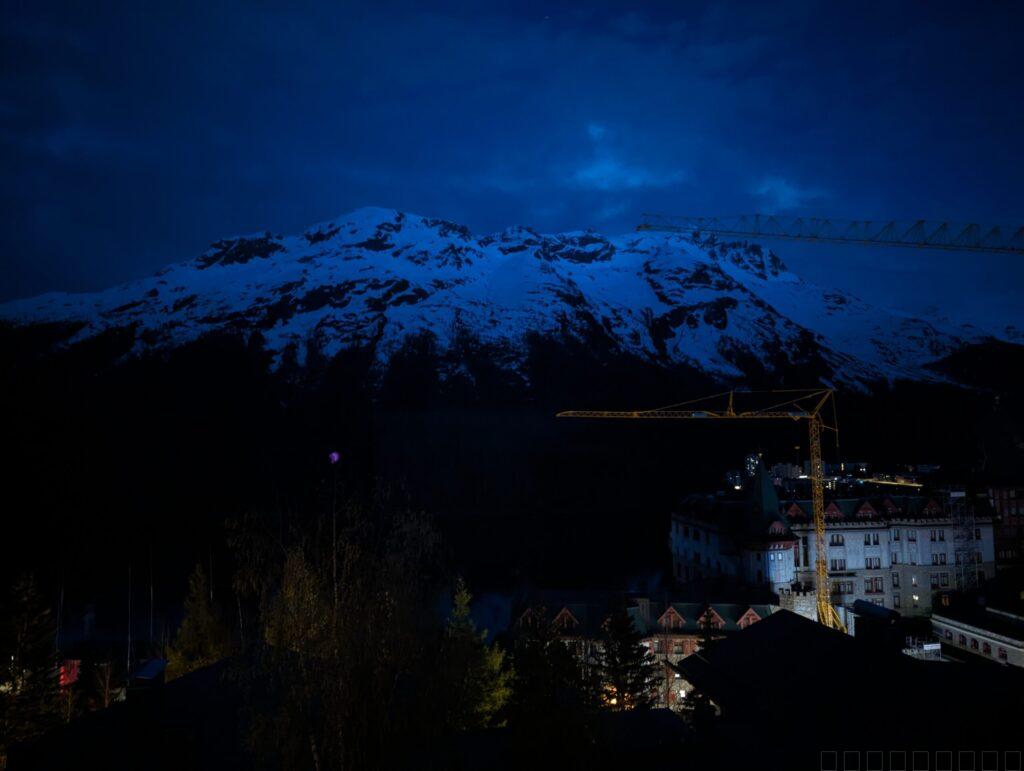 サンモリッツ ホテルからの景色 夜景
