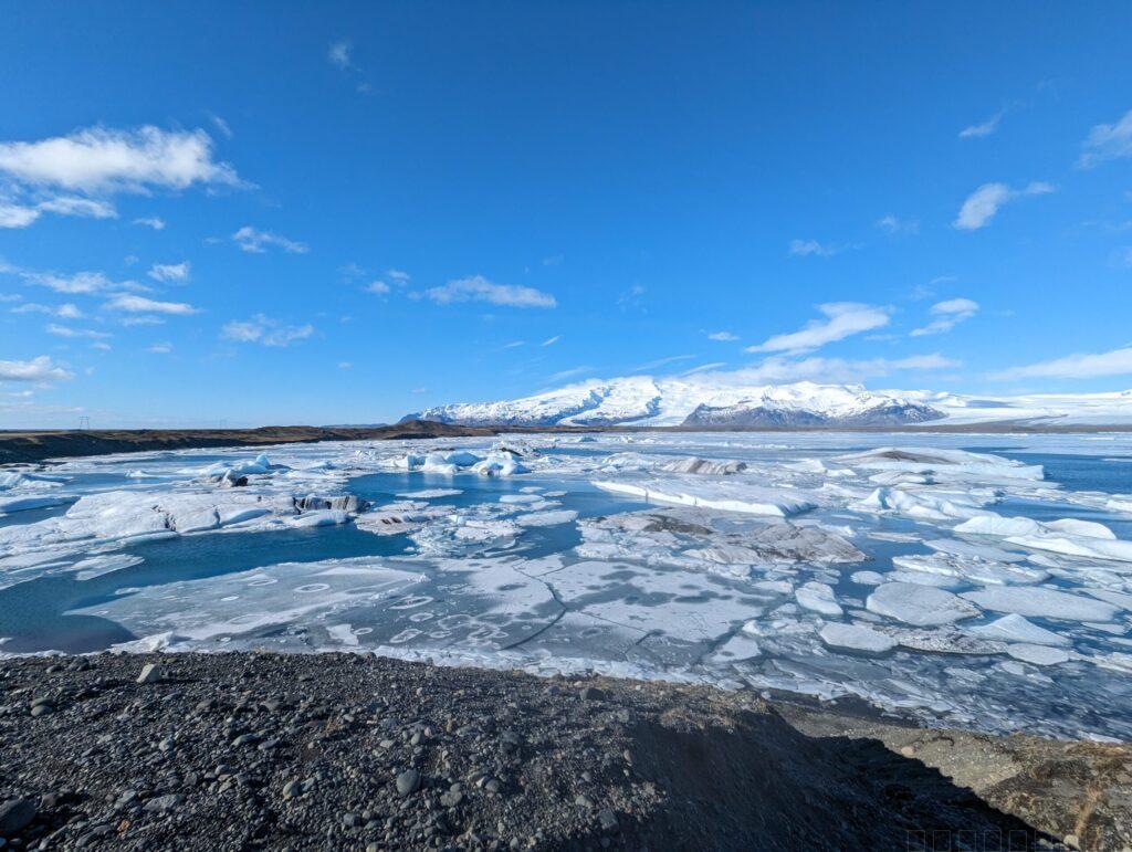 ヨークルスアゥルロゥン氷河湖３